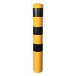 Poteau de protection Ø152mm à sceller - Plusieurs longueurs - Galvanisé ou jaune/noir