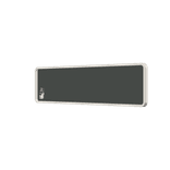 Straßennamenschild 1000x200mm - 1 Zeile mit Rand