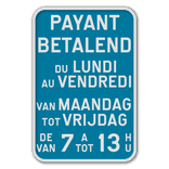 Panneau d'information 2:3 réfléchissant - impression personnalisée (fichier client requis)