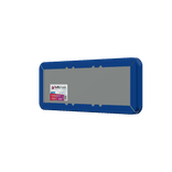 Verkeersbord betaald parkeren zone nummer blauw/wit - reflecterend