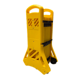 Mobiles Gitter TS-FOLDXL – faltbares Absperrsystem aus Kunststoff