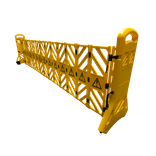 Mobiles Gitter TS-FOLDXL – faltbares Absperrsystem aus Kunststoff