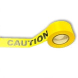 Geel-zwart afzetlint – Caution – 250 meter