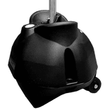 Mobiele bordenstandaard verrijdbaar voor paal Ø48mm - vulbaar tot 70 liter