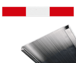 Schrikhekplank BB16 C-profiel blokmotief - reflecterend