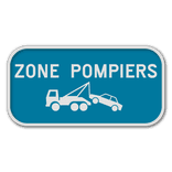 Panneau d'information 400x200mm réfléchissant -  impression personnalisée (fichier client requis)