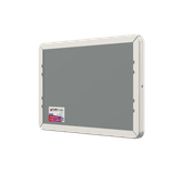 Bord bezoekers onder begeleiding + PBM iconen - reflecterend