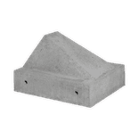 Schrikblok / schampblok beton grijs – 60x50x40cm