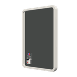 Hinweisschild Biomüll weiß/braun - reflektierend