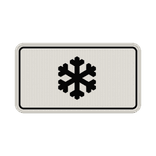 Verkehrszeichen 1007-30 - Gefahr unerwarteter Glatteisbildung - reflektierend