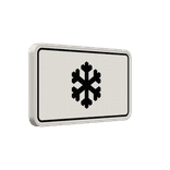 Verkehrszeichen 1007-30 - Gefahr unerwarteter Glatteisbildung - reflektierend