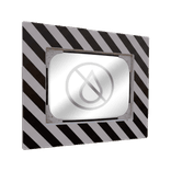 Miroir de circulation anti-condensation 400x600mm en acier inoxydable