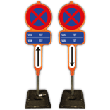 Parkeerverbod set in PEHD E3 - All inclusive