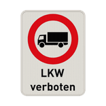 Verkehrsschild LKW durchfahrt verboten (253) - reflektierend
