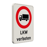 Verkehrsschild LKW durchfahrt verboten (253) - reflektierend