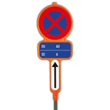 Panneaux d'interdiction de stationnement en PEHD - E3