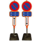 Parkeerverbod-Set E1 - PEHD - All inclusive