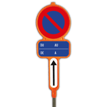 Panneaux d'interdiction de stationnement en PEHD - E1