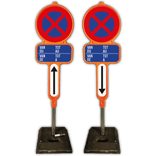 Parkeerverbod set in PEHD E3 - All inclusive - NL/FR