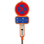 Panneaux d'interdiction de stationnement en PEHD - E3