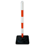 Set afzetpalen met opvulbare voet - Kunststof – 6 stuks + 10m ketting