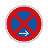 Verkehrszeichen 283-20 - Absolutes Halteverbot Ende, rechts