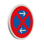 Verkehrszeichen 283-31 - Absolutes Halteverbot Mitte, links