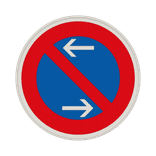 Verkehrszeichen 286-30 - Eingeschränktes Halteverbot Mitte, rechts