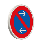 Verkehrszeichen 286-31 - Eingeschränktes Halteverbot Mitte, links