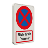 Parkverbotsschild - Absolutes Haltverbot, Fläche für die Feuerwehr