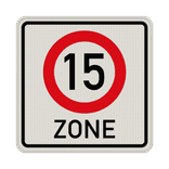 Verkehrszeichen 274.1-15 - Beginn Tempo 15-Zone