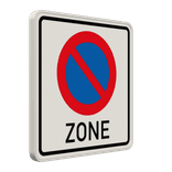 Verkehrszeichen 290.1- Beginn eingeschränkten Halteverbots Zone