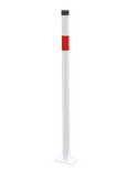 Absperrpfost mit Öse aus Stahl Ø42x900mm - zum Aufdübeln