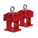 Klemmschelle 40mm aus Kunststoff rot