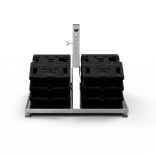 Schilderständer aus Stahl nach TL - Typ TS-CROSSING