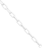 Sperrkette Kunststoff weiß 6mm - Länge 25 meter