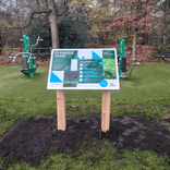 Montageframe t.b.v. Informatiebord - type Lessenaar H02