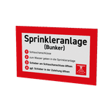 Hinweisschild flach mit eigenem Design - reflektierend