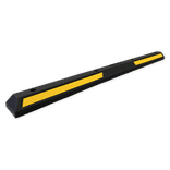 Butée de parking TS-ECO en caoutchouc recyclé jaune réfléchissant – 200 cm