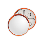 Verkeersspiegel TS-RVS rond oranje - diverse afmetingen