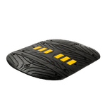 Ralentisseur complet pour poids lourds jaune/noir – 70 mm – 10 à 15 km/h