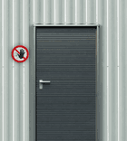 Autocollant ou panneau - P000 - Accès interdit aux personnes non autorisées