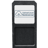 Bermpaal met bordje eigen ontwerp- reflecterend