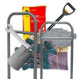 Plaatsing fietsbeugel met betonvoeten incl. straatwerk - op eigen terrein