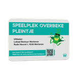 Informatiebord 3:2 reflecterend met je eigen opdruk