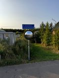 Verkeersspiegel rond 800mm acryl - grote kijkhoek - Slagvast