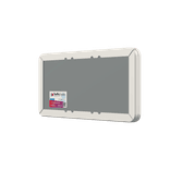 Bord parkeerplaats gereserveerd, eigen tekst + wegsleepregeling - reflecterend