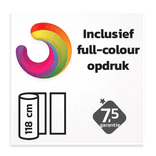 Vinyl sticker Full-Colour (High Tack) niet reflecterend