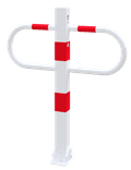 Parkbügel aus Stahl – klappbar mit Profilzylinderschloss