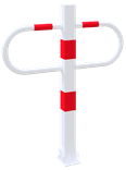 Parkbügel aus Stahl – klappbar mit Profilzylinderschloss